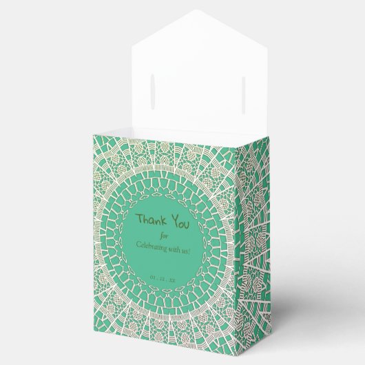 Elegante Bruiloft Feest Leuke Favor Box Bedankdoosjes (Geopend)