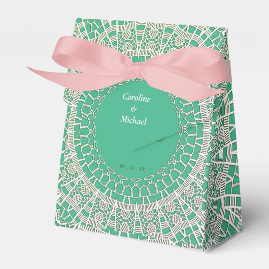 Elegante Bruiloft Feest Leuke Favor Box Bedankdoosjes (Voorkant Zijde)