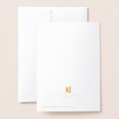 Elegante bruiloft felicitatie kaart (Met envelop)