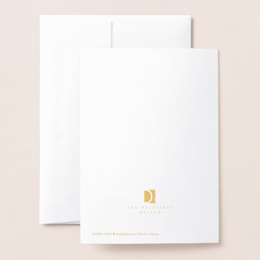 Elegante bruiloft felicitatie kaart (Met envelop)