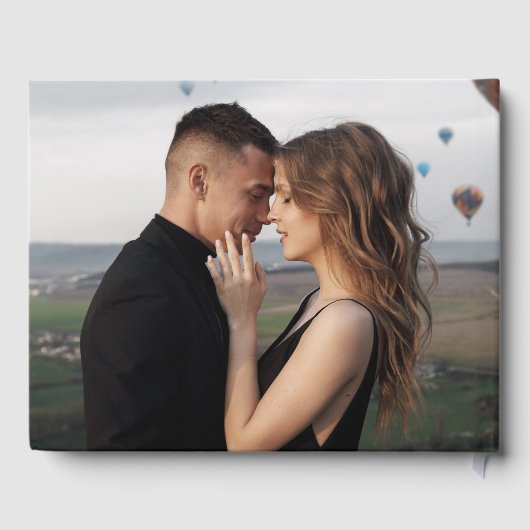 Elegante bruiloft foto display gastenboek (Achterkant)