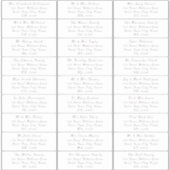 Elegante Bruiloft Gast Adresetiketten Sticker (Voorkant)