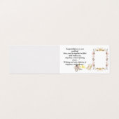 Elegante bruiloft Gefeliciteerd Kaart | Romantisch (Buitenkant ongevouwen)