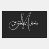 Elegante bruiloft gepersonaliseerde wijn labels (Voorkant)