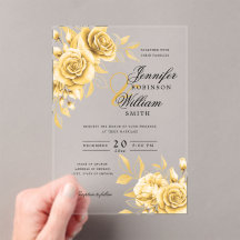 Elegante bruiloft gouden Rozen bloementhema