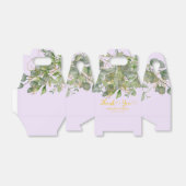 Elegante bruiloft groen Eucalyptus gebladerte brui Bedankdoosjes (Uitgevouwen)