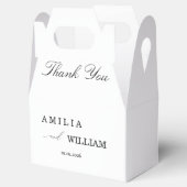 Elegante bruiloft gunst geschenkdoos met lint bedankdoosjes (Geopend)