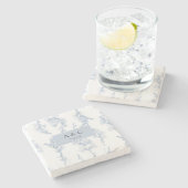 Elegante bruiloft gunst Onderzetters (Zijkant)