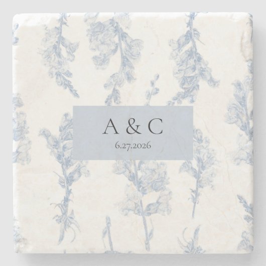 Elegante bruiloft gunst Onderzetters (Voorkant)
