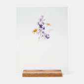 Elegante bruiloft gunst teken acryl bord (Voorkant)