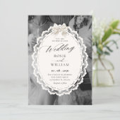 Elegante bruiloft kaart (Staand voorkant)