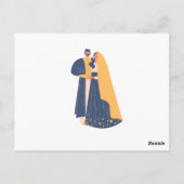 Elegante bruiloft Kaart – Chic zwarte hakken met r (Achterkant)