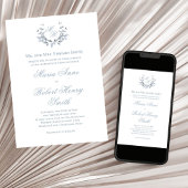 Elegante bruiloft kalligrafie script Monogram Kaart