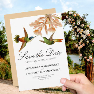 Elegante bruiloft kolibrie blush roze lelie