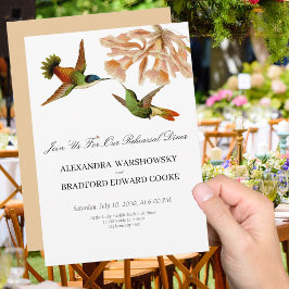 Elegante bruiloft kolibrie blush roze lelie