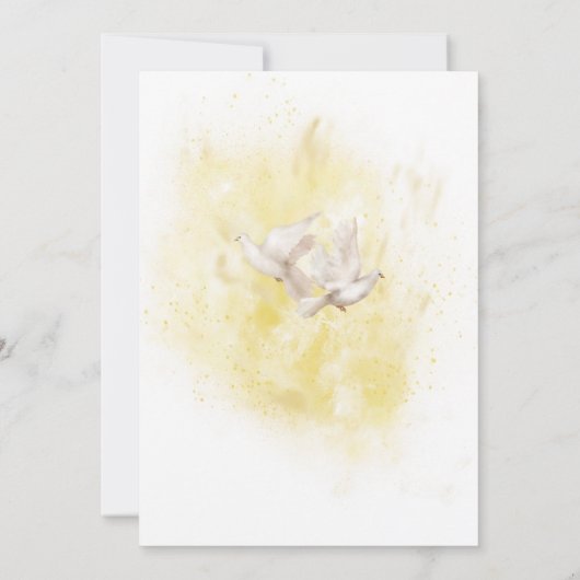 Elegante bruiloft met bruid en bruidegom locatie kaart (Achterkant)