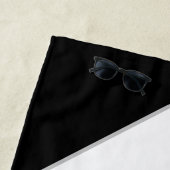 Elegante bruiloft met gepersonaliseerde fotografie strandlaken (In situ)