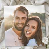 Elegante bruiloft Moderne foto kalligrafie Echt go Gastenboek