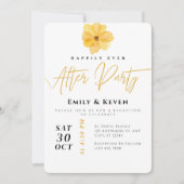 Elegante bruiloft na uitnodiging (Voorkant)