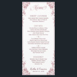 Elegante bruiloft- of evenementmenu's (stoffig Roo Menu<br><div class="desc">Regal Elegant Wedding of Event Menus (Dusty Roos): Dit huwelijksmenu is eenvoudig met een elegant lijst. Het is ingesteld in stoffig roos, maar je kunt de ontwerpkleur wijzigen naar alles wat je wilt door alleen je achtergrondkleur te wijzigen. **HOE UW ONTWERPKLEUR TE WIJZIGEN** 1) Klik op de Button "Personaliseren". 2)...</div>