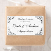 Elegante bruiloft partij gunst waterfles labels (Insitu)