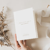 Elegante bruiloft programma volgorde van service b