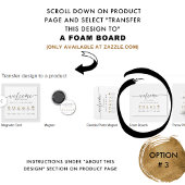 Elegante bruiloft receptie Orde van Evenementen Te Poster