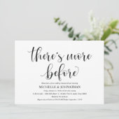 Elegante bruiloft repetitie Dinner Invitation Kaar Kaart (Staand voorkant)