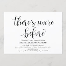 Elegante bruiloft repetitie Dinner Invitation Kaar