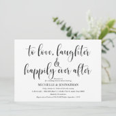 Elegante bruiloft repetitie Dinner Invitation Kaar Kaart (Staand voorkant)