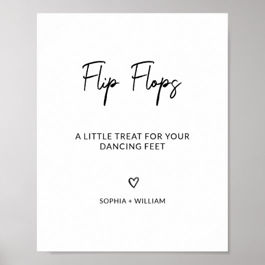 Elegante bruiloft Teenslippers Dance Floor Dancing Poster (Voorkant)