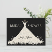 Elegante bruiloft uitnodiging (Staand voorkant)