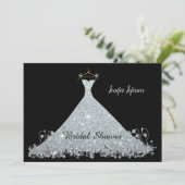 Elegante bruiloft uitnodiging (Staand voorkant)