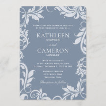 Elegante bruiloft uitnodiging | Bladeren | Dusty B