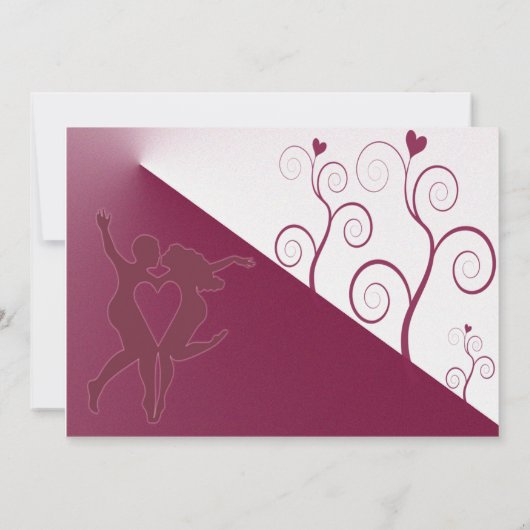 Elegante bruiloft uitnodiging citaten kaart (Achterkant)