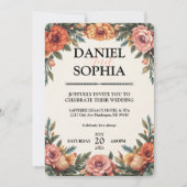 Elegante bruiloft uitnodiging Design (Voorkant)