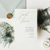 Elegante bruiloft uitnodiging met kalligrafie lett