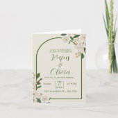 Elegante bruiloft uitnodiging ontwerp – gepersonal (Voorkant)