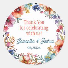 Elegante bruiloft uitnodiging zegel