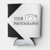 Elegante bruiloft Voeg gepersonaliseerde fotografi Blikjeskoeler (Voorkant)