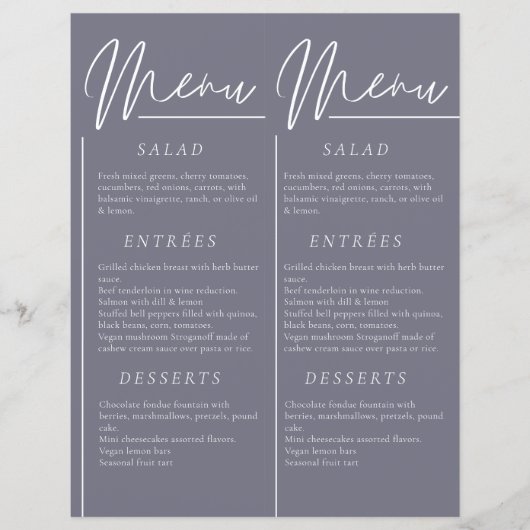 Elegante bruiloft waterverf somber grijs dubbel me (Voorkant)