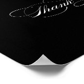 Elegante bruiloft welkom teken luxe kalligrafie poster (Hoek)