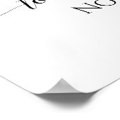 Elegante bruiloft welkom teken moderne kalligrafie poster (Hoek)