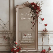 Elegante bruiloft welkom teken Selfie Mirror Decal