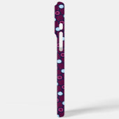 Elegante Bruiloftcadeaus Bijenkorfpatroon Case-Mate iPhone Case (Achterkant / Links)