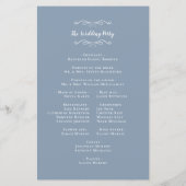 Elegante Bruiloften Stof Blauw Chic Ceremonie Prog (Achterkant)