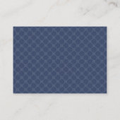 Elegante bruiloftsaccommodaties met nautisch anker informatiekaartje (Achterkant)