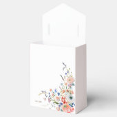 Elegante Bruiloftsdouche met Bloemen Bedankdoosjes (Geopend)