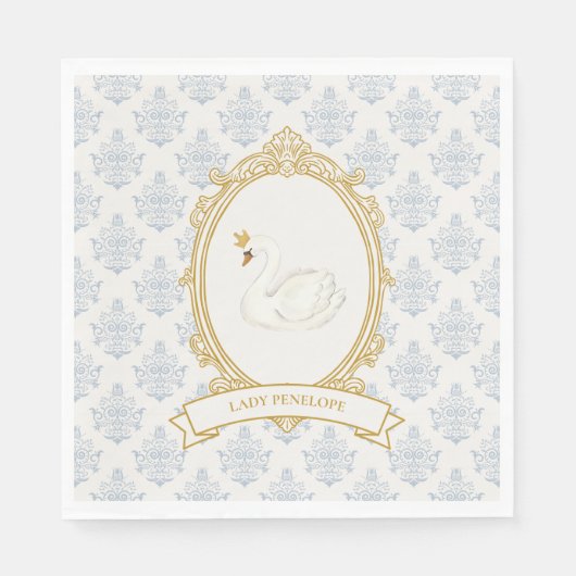Elegante bruiloftsdouche uit het Regency-tijdperk  Servet (Voorkant)