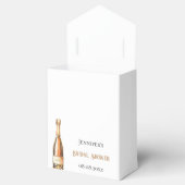 Elegante bruiloftsfeest parels Prosecco Bedankdoosjes (Geopend)